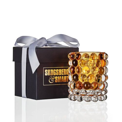 Skogsberg & Smart - Hurricane lamp boule ljuslykta Amber