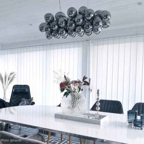 By Rydèns Gross Bar Taklampa, Rökgrå