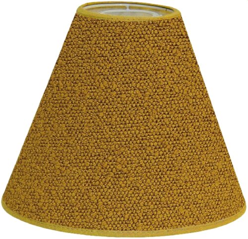 Boucle Lampskärm Guldgul