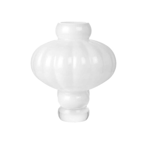 Louise Roe Balloon vase 03 opal vit