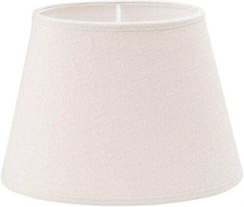 Lampskärm Oval lin offwhite