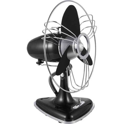 KALLUFTSFLÄKT RETRO SVART