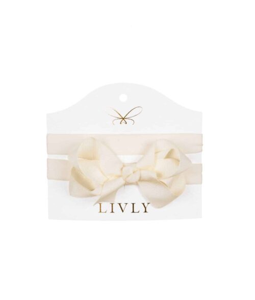 Hårband med Rosett blandade färger