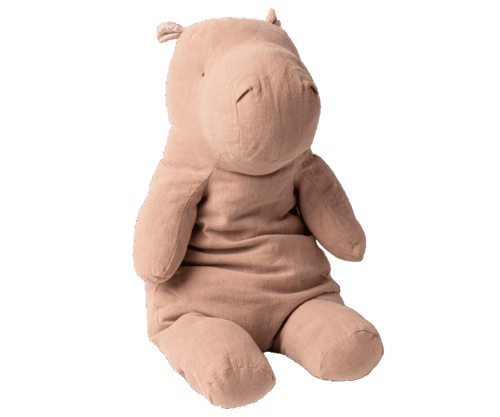 Maileg Safari friends, Big Hippo - Dusty Rose