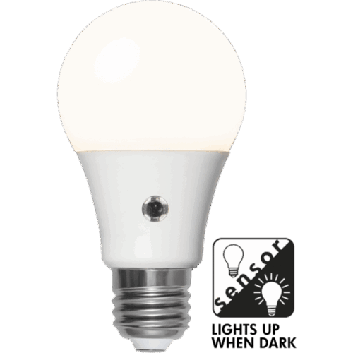 LED-LAMPA E27 A60 SENSOR OPAQUE