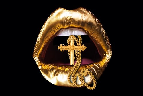 Cobra art Tavla Plexiglas - Golden Cross