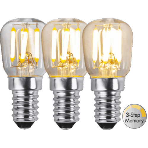 LED-LAMPA E14 ST26 CLEAR 3-STEP MEMORY