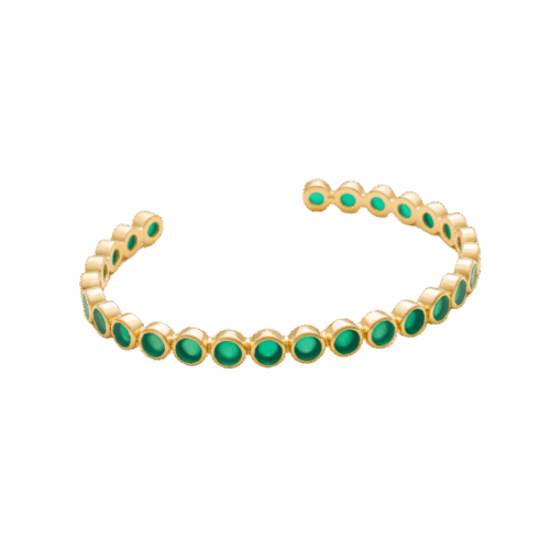Hilke Armband Bangle, La Moda Verde, Guld