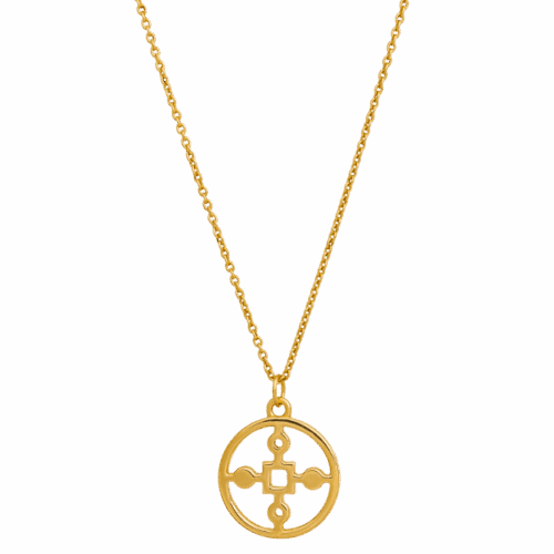 Hilke Halsband Anima Gemella 1, Guld