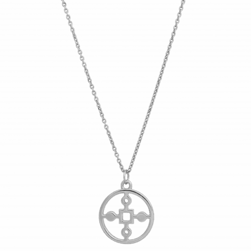 Hilke Halsband Anima Gemella 1, Silver