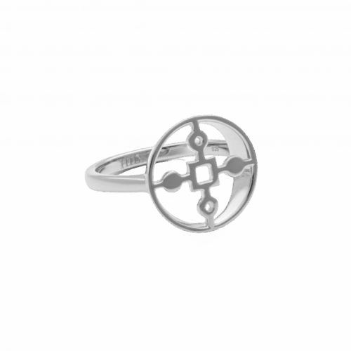 Hilke Ring Anima Gemella 2, Silver