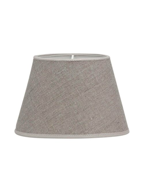 Lampskärm  Oval Lin Natur 25cm
