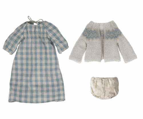 Maileg Klänning och cardigan, Size 4