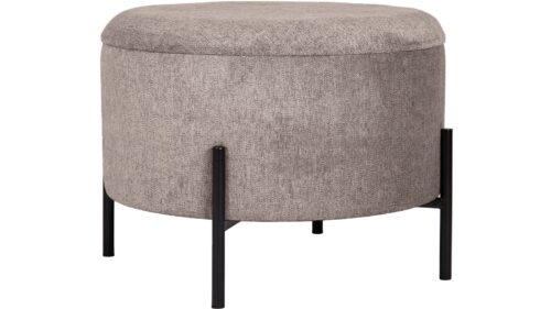 NFG SYSSNA puff med förvaring, ljusbrun