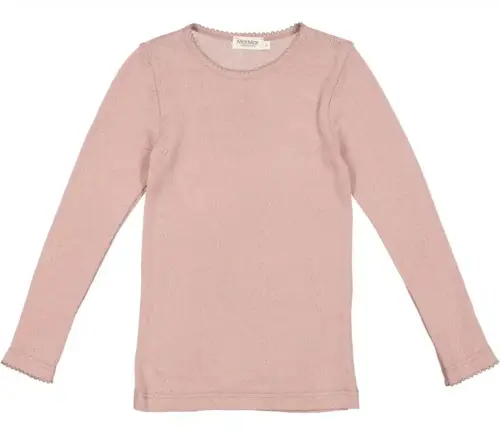 Tamra - långärmad tröja i ull - Burnt Rose 1½Y/86