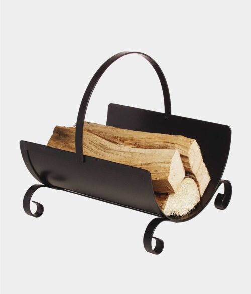 Vedkorg ÅMÅL, smidesjärn, svart