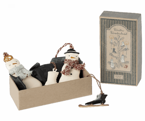 Maileg Metall Prydnads set - Winter Wonderland