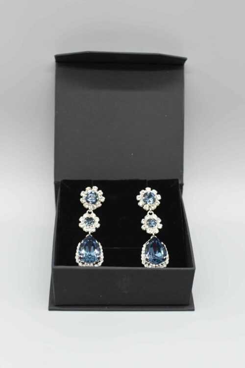 Caprice Trinity Örhängen silver blå