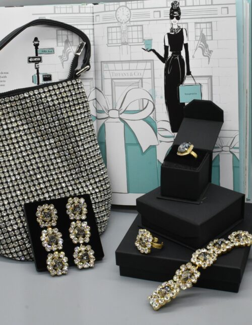 Loco Margarita Trio örhängen guld platina