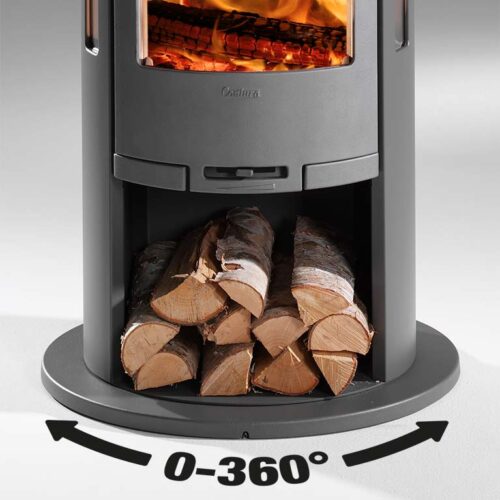 Contura 500/ 600 style Vridplatta svart