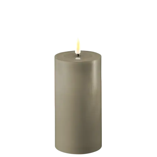 Blockljus LED Sand Ø 7,5 x 15 cm