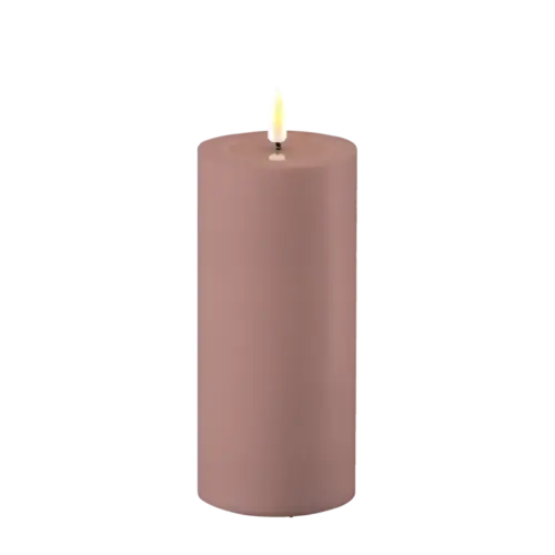 Utomhus Blockljus LED Rosa Ø 7,5 x15 cm