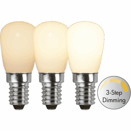 LED-LAMPA E14 ST26 OPAQUE FILAMENT RA90 3-STEP