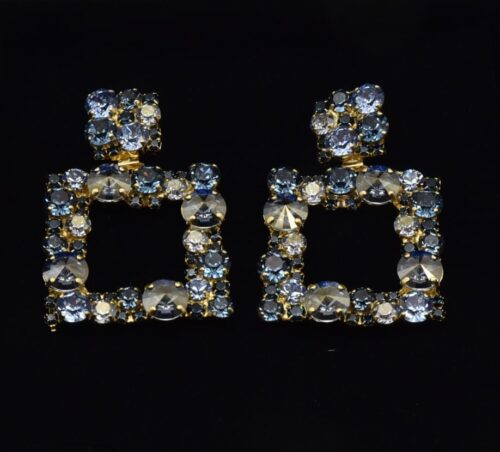 Magic Squares Earring Gold Bluemix