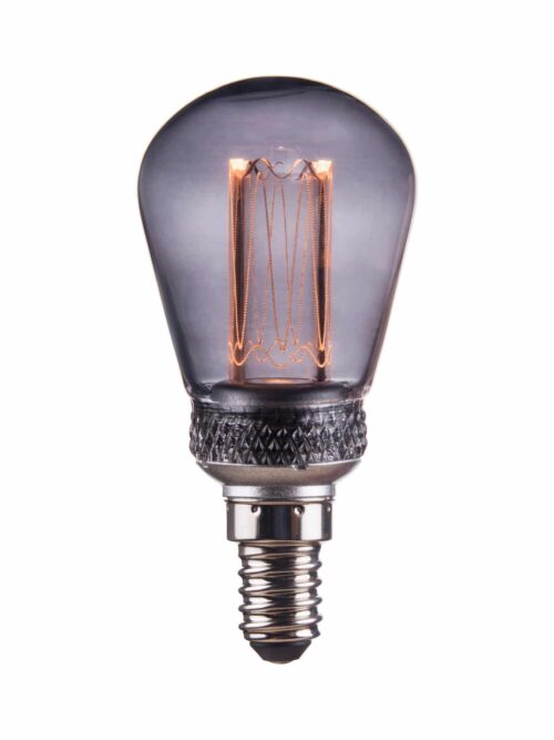 PR home Ljuskälla Future E14 LED Smoky 45 mm