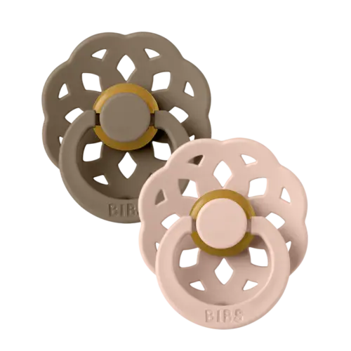 BIBS – Latexnapp 2-Pack Boheme Dark Oak/Blush