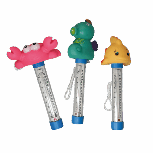Planet Pool Figurtermometer välj mellan krabba, tropisk fisk, sjöhäst, bläckfisk