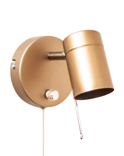 By Rydéns vägglampa Correct guld