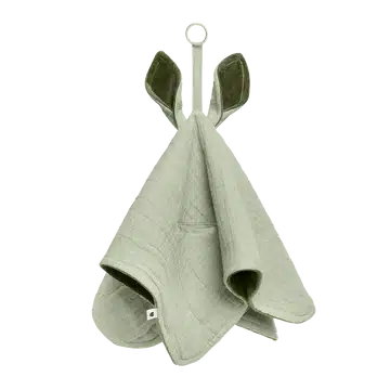 Bibs - Känguru Snuttefilt med napphållare Sage