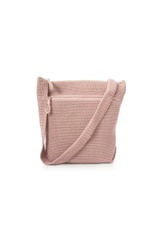Ceannis Crossbody Bag Crochet Soft Pink