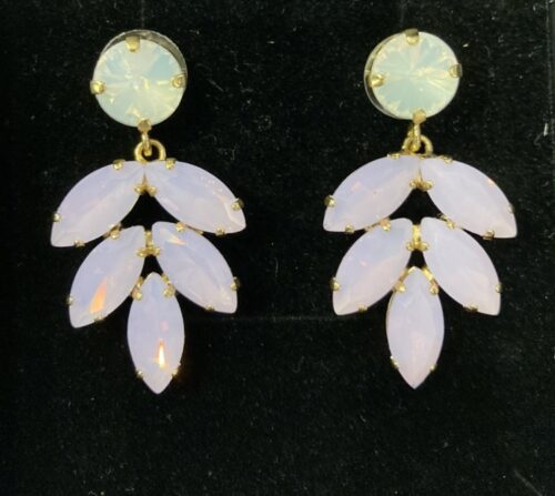 Caprice Aphrodite 3 örhänge guld lila