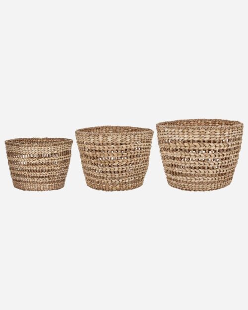 House Doctor Korgar Ramla Natur 3-Pack