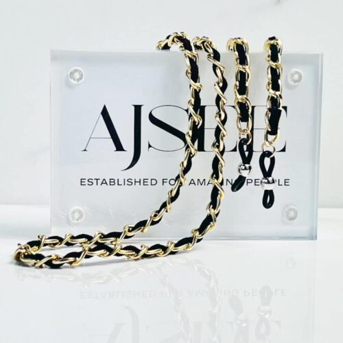 Ajsee Glasögonkedja Icon svart