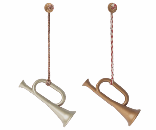 Maileg Metallprydnad Trumpet