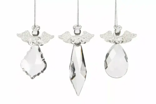 Glasängel Kristall Häng Mix 1st