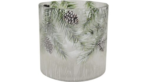 Ljuslykta Med Kottar Låg