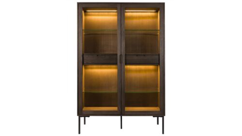 Belfort Vitrinskåp Mörkbrun