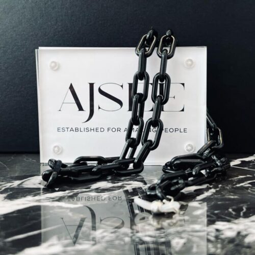 Ajsee Glasögonkedja Trendy Black