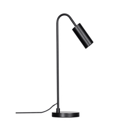 Curve bordlampa H51cm Matt svart