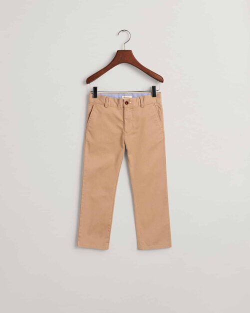 Gant Kids chinos regular fit - Dark khaki 98/104
