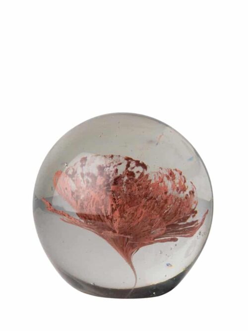 Pappersvikt Blomma Glas