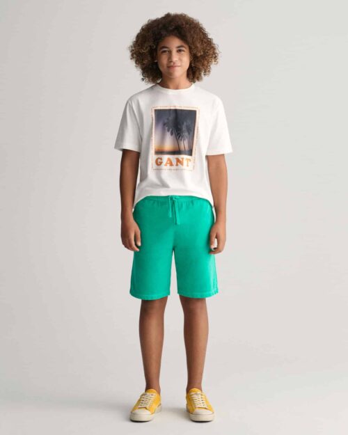 Gant Sweatshorts Teens Sunfaded - Deep pool 134/140