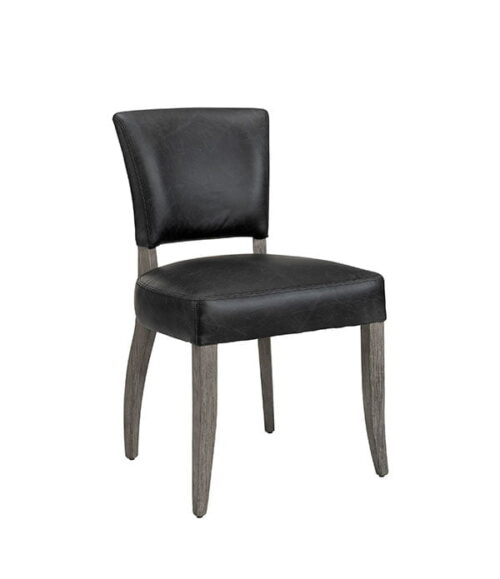 Artwood Matstol Maggie Svart skinn