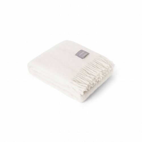 Stackelbergs Mohair Rolled fringes Reflection White 130x170