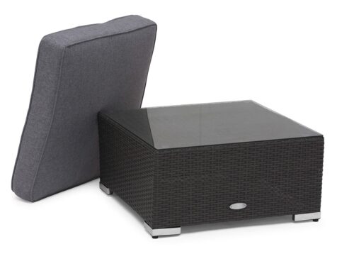 Hillerstorp Madison Divan/Bord Mörkgrå