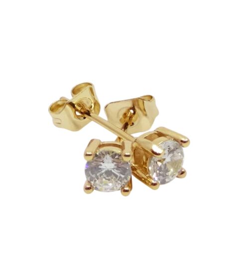 Pipol´s Beloved Örhänge Small Gold Clear